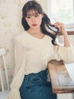 【加藤美南さんコラボ】ラッフルブラウス
