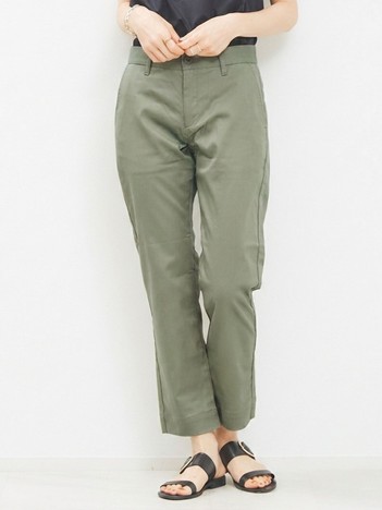 【Upper hights】ミリタリーテーパードパンツ ARMY THE HIS