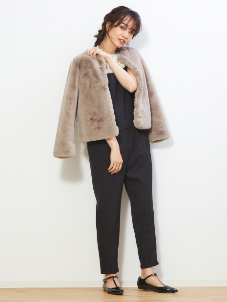 【MICA&DEAL】ツイルサロペット