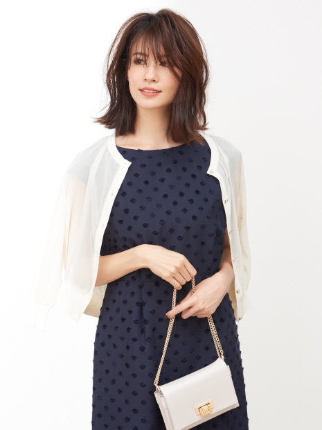 シフォンドッキングカーデ