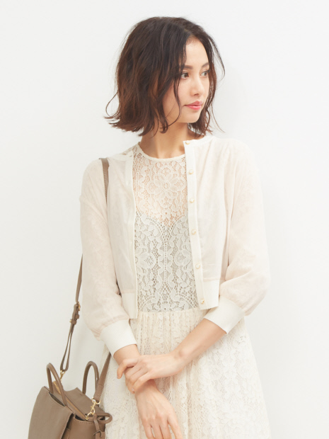 シフォンドッキングカーデ