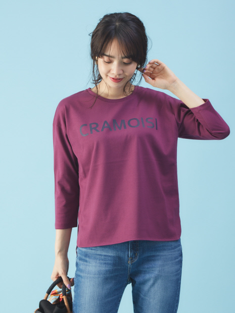 ロゴ入りロングTシャツ