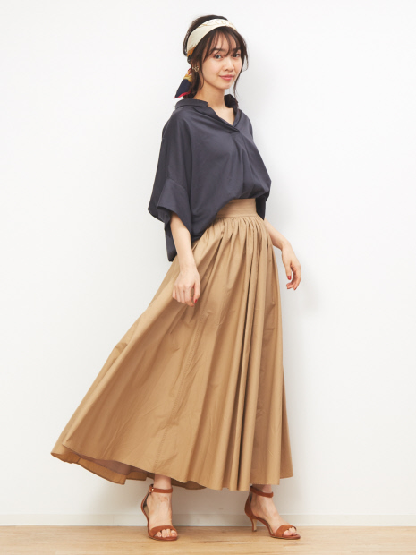 【MICA&DEAL】WEB限定スキッパーシャツ