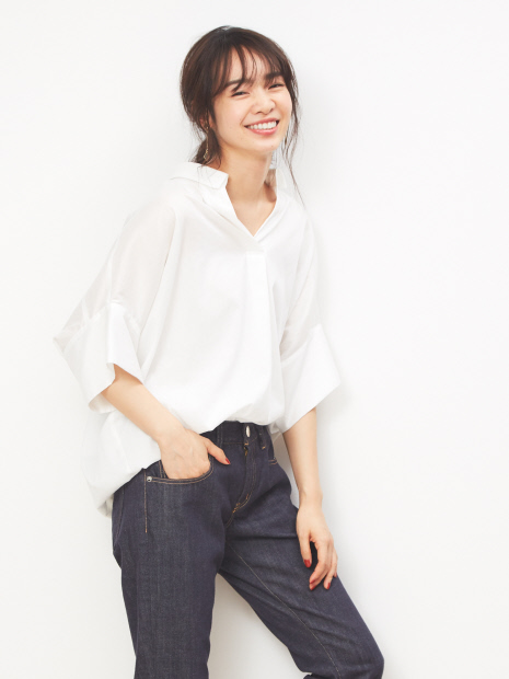 【MICA&DEAL】WEB限定スキッパーシャツ
