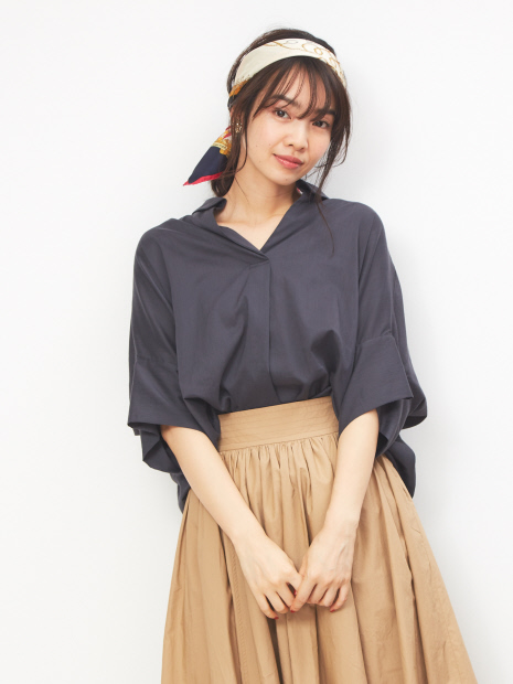 【MICA&DEAL】WEB限定スキッパーシャツ
