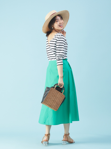 【Leminor別注】 CROISE ボーダー2WAYカットソー