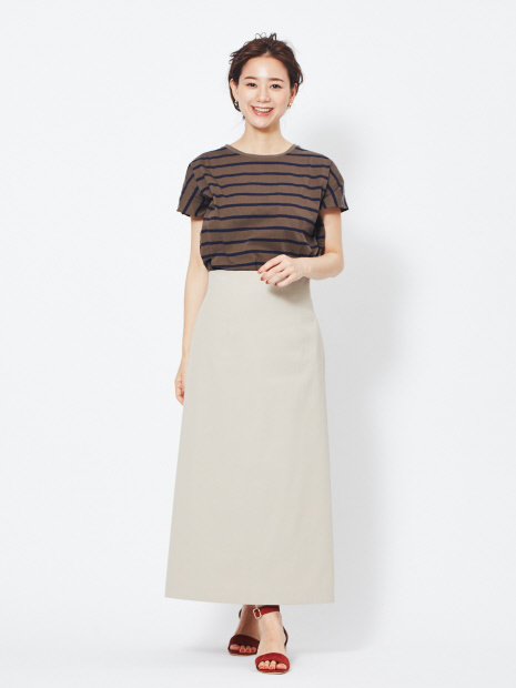 【MICA&DEAL】バックスリットTシャツ