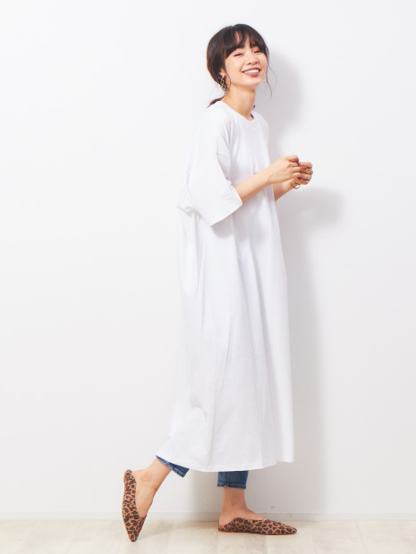 STAR&STRIPE Tシャツワンピース