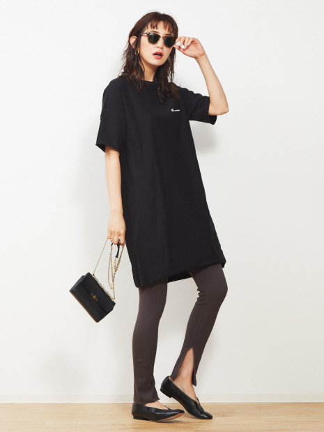 【Champion】ロゴTシャツワンピース【予約】