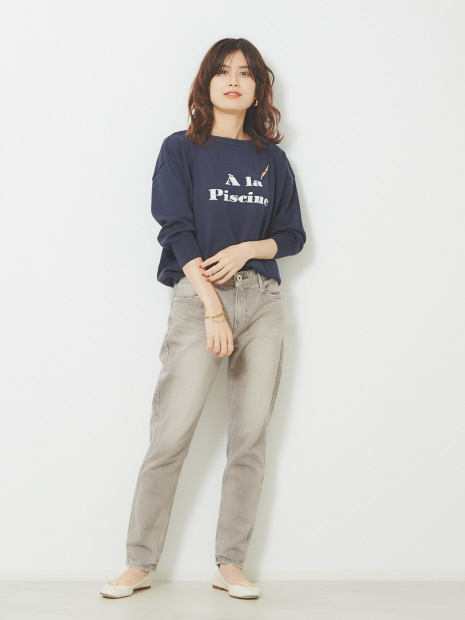 【Letroyes】PISCINE ロゴニット