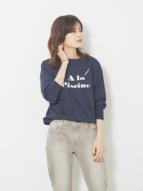 【Letroyes】PISCINE ロゴニット