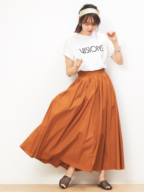 【MICA&DEAL】WEB限定ボリュームマキシスカート