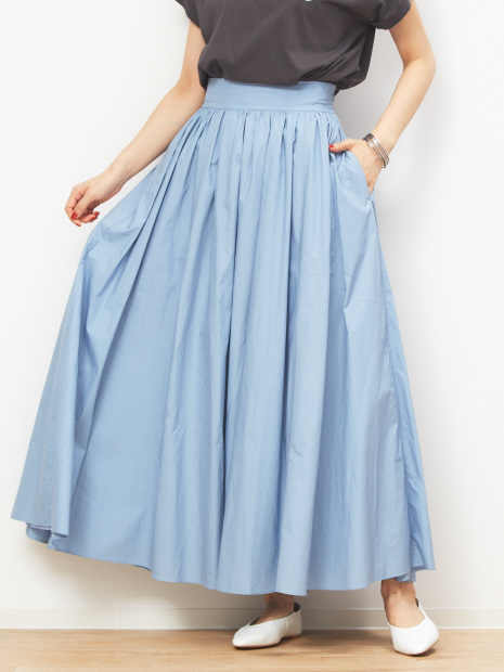 【MICA&DEAL】WEB限定ボリュームマキシスカート