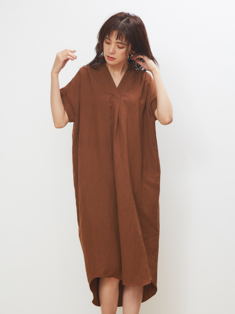 【MICA&DEAL】WEB限定ショルダータックワンピース
