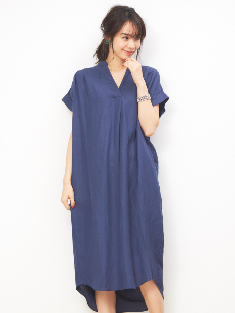 【MICA&DEAL】WEB限定ショルダータックワンピース