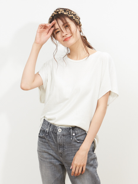 ガーメントダイプリントTシャツ