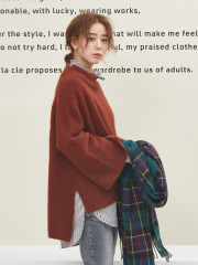 Rouge vif la cle - フォックス混ポンチョ【予約】
