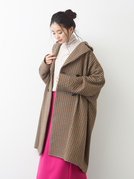 【別注 TICCA】チェックテントコート