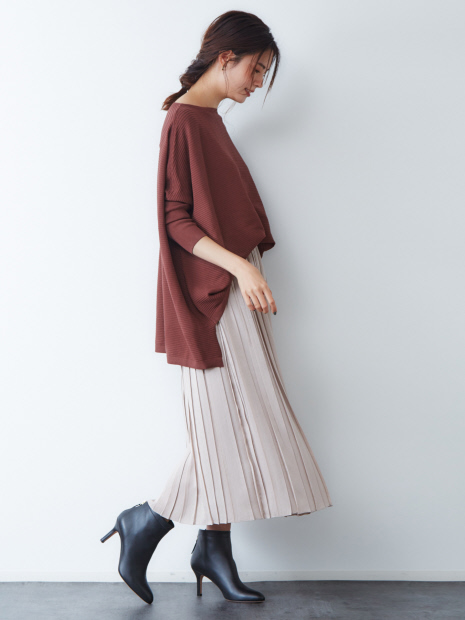 【MICA&DEAL】プリーツギャザースカート