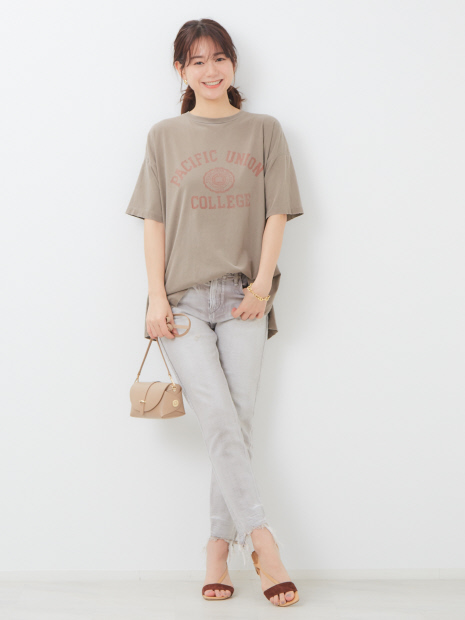 【REMI RELIEF/レミレリーフ】別注ロゴプリントTシャツ