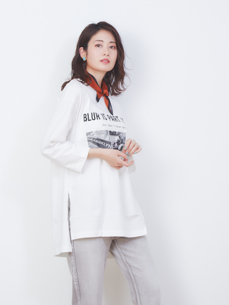 WEB限定》フォトプリントビッグTシャツ｜OUTLET / アウトレット