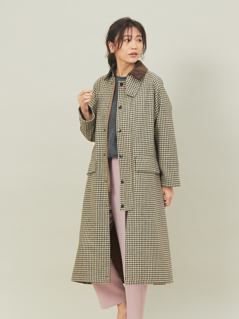 Barbour】LADIES BURGHLEY ロング｜OUTLET / アウトレット