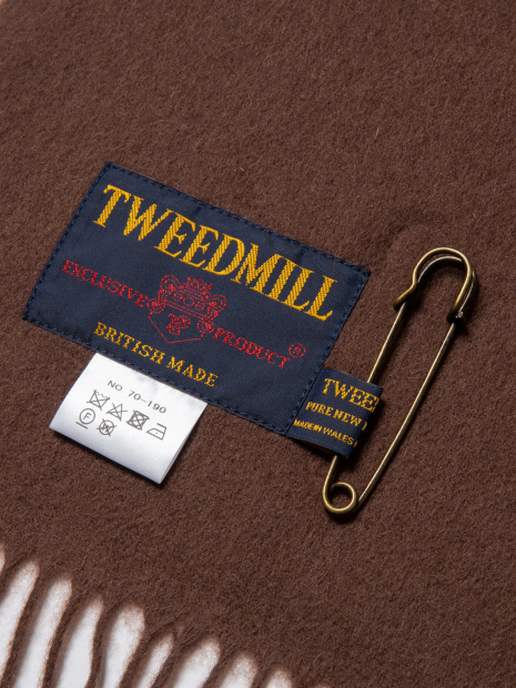 【TWEEDMILL】無地ストール