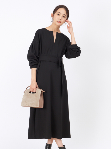 Web 一部店舗限定 サッシュベルトワンピース Outlet アウトレット Web 一部店舗限定 サッシュベルトワンピース Outlet アウトレット