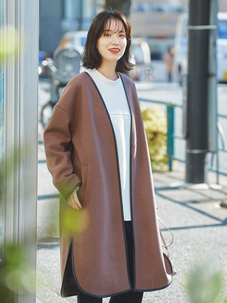 【WEB限定】ジャージメルトンコート