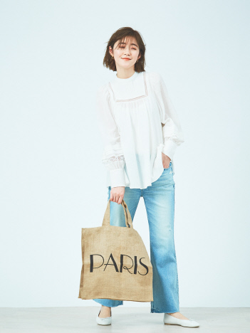 【Maison Bengal】【カラー別注】PARISジュートエコバッグ