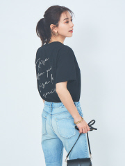 Rouge vif la cle - フロントバックロゴTシャツ