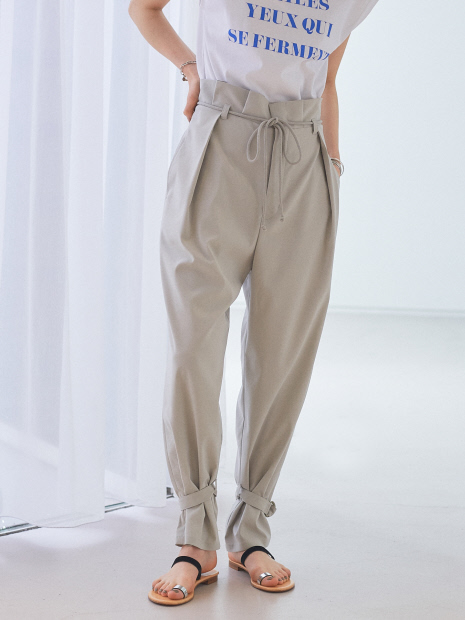 【WEB・一部店舗限定】裾タブパンツ【予約】