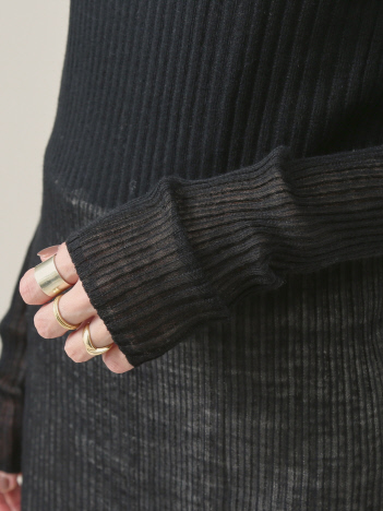 シアータートルネックリブニット｜Rouge vif la cle / ルージュ