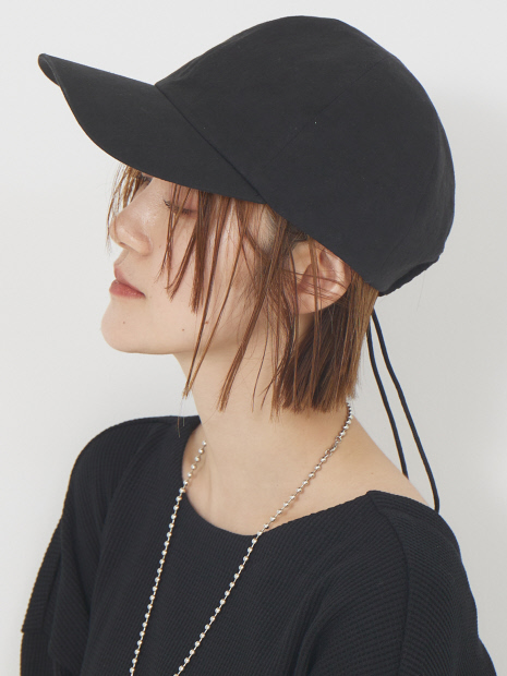 新品】La maison de Lyllis SKY CAP 黒帽子 キャップ www