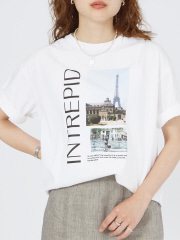 【LE TRIO ABAHOUSE】INTREPID / グラフィックTシャツ　サイズS