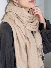 カシミヤ無染色ストール｜Rouge vif la cle / ルージュ・ヴィフ ラクレ