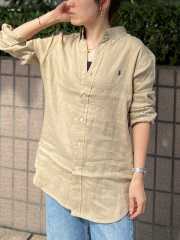 ルージュ・ヴィフ ラクレ
【POLO RALPH LAUREN/ポロラルフローレン】カスタムフィットリネンボタンダウンシャツ
