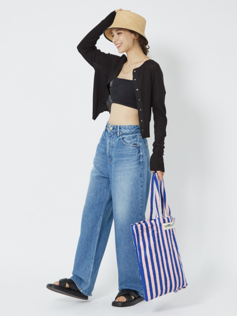 【BONGUSTA/ボンガスタ】NARAM STRIPED TOTE　トートバッグ【予約】