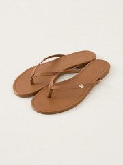 Rouge vif la cle - 【LAUREN RALPH LAUREN/ローレン ラルフ ローレン】RAQUEL レザーフリップフリップ トングサンダル