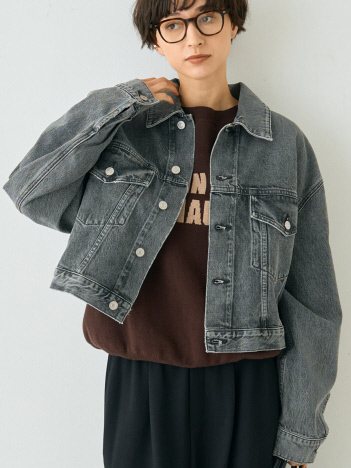 【AGOLDE/エーゴールドイー】PALMER JACKET IN SPIRI ショート丈デニムジャケット