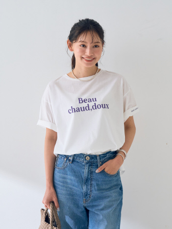 ターンバックロゴTシャツ