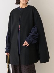 ウールSuper110's】リバーマントコート｜Rouge vif la cle / ルージュ