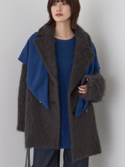 Rouge vif la cle - シャギーピーコート【予約】
