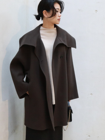 Rouge vif la cle チャコールグレー　ロングコート レディース アウターの予約続々開始！】お得に秋冬準備を♪ーRouge vif la
