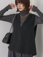 Vネックパフスリーブブラウス｜OUTLET / アウトレット