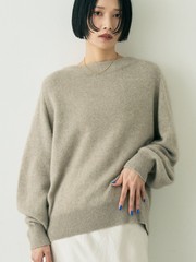 ラクーン混ボトルネックニットプルオーバー｜Rouge vif la cle