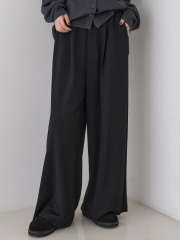 ハイウエストサスペンダーワイドパンツ｜OUTLET / アウトレット