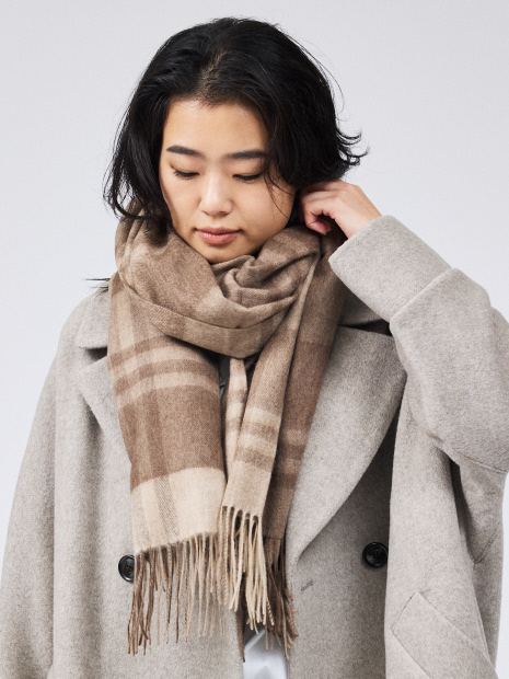 カシミヤ大判ストール / マフラー