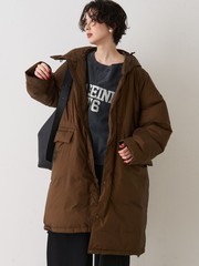 REMI RELIEF/レミレリーフ】超軽量ナイロンアウトドアダウンロング