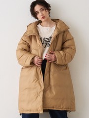 REMI RELIEF/レミレリーフ】超軽量ナイロンアウトドアダウンロング